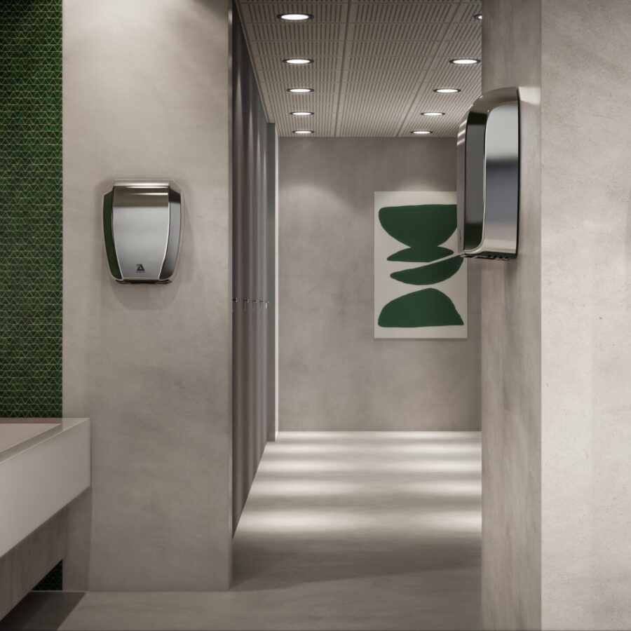 CompactDRI - grey washroom