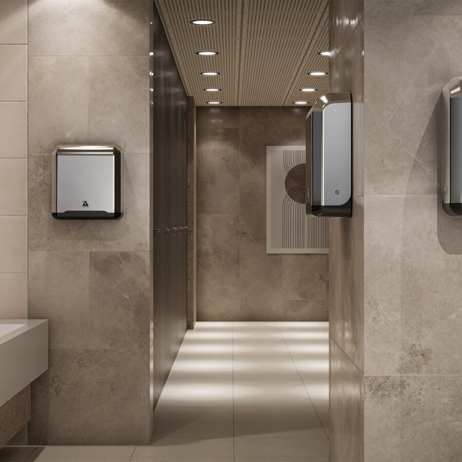 PowerDri in bathroom