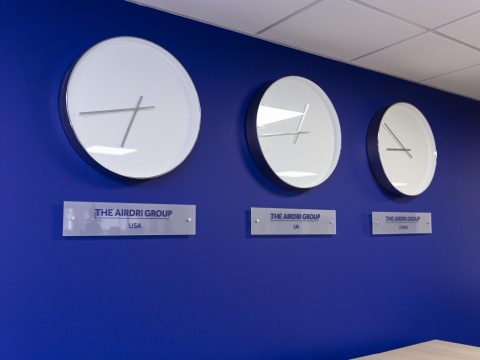 Airdri group clocks timezones